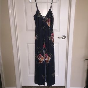 Floral maxi romper